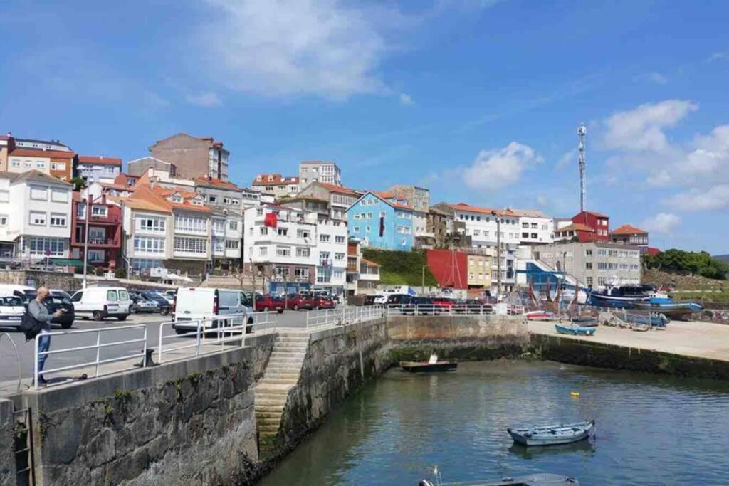 Apartamento Junto Camino De Santiago,1ª línea de playa Finisterre Exterior foto