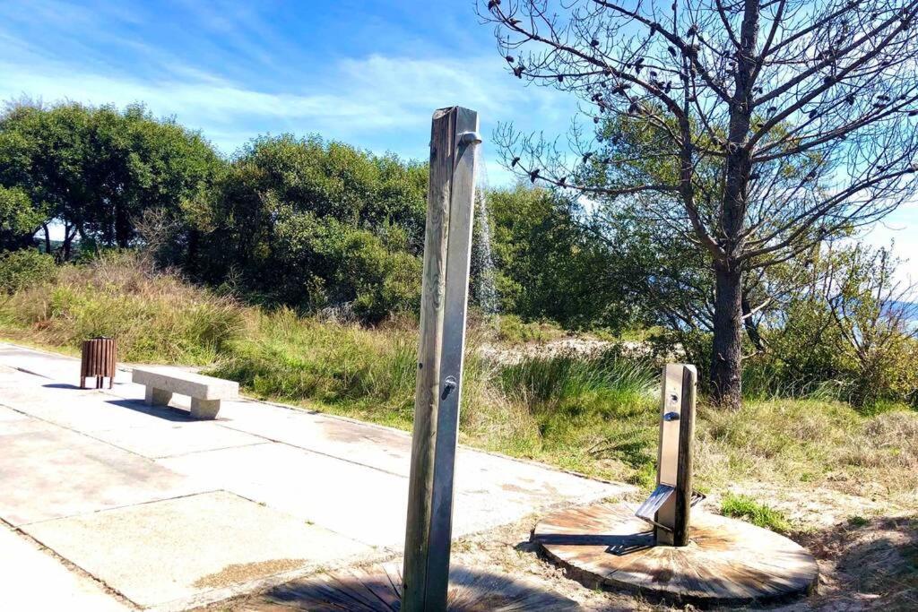Apartamento Junto Camino De Santiago,1ª línea de playa Finisterre Exterior foto