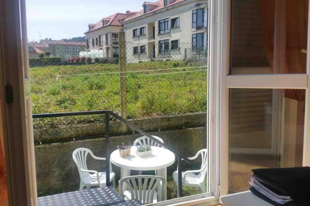 Apartamento Junto Camino De Santiago,1ª línea de playa Finisterre Exterior foto