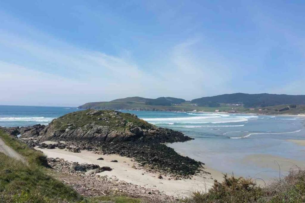 Apartamento Junto Camino De Santiago,1ª línea de playa Finisterre Exterior foto