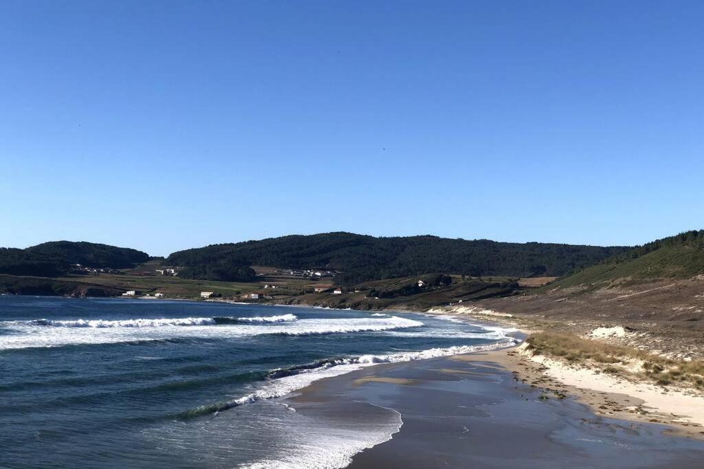 Apartamento Junto Camino De Santiago,1ª línea de playa Finisterre Exterior foto