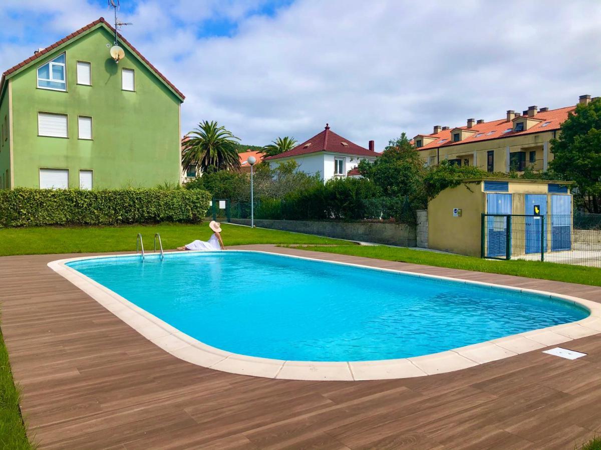 Apartamento Junto Camino De Santiago,1ª línea de playa Finisterre Exterior foto